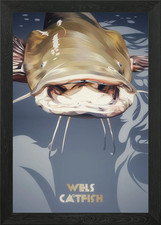 WELS catfish Framed Wall Art