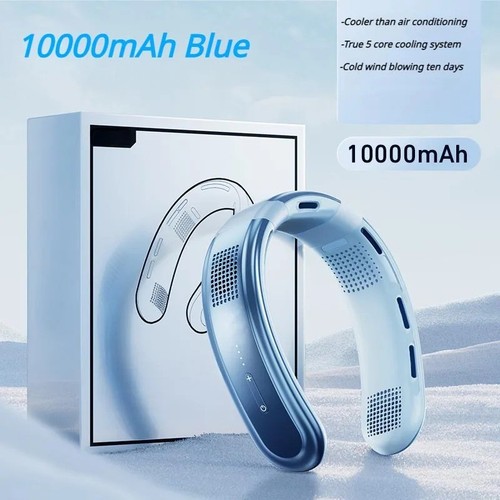 Portable neck fan 10000mah - neck,