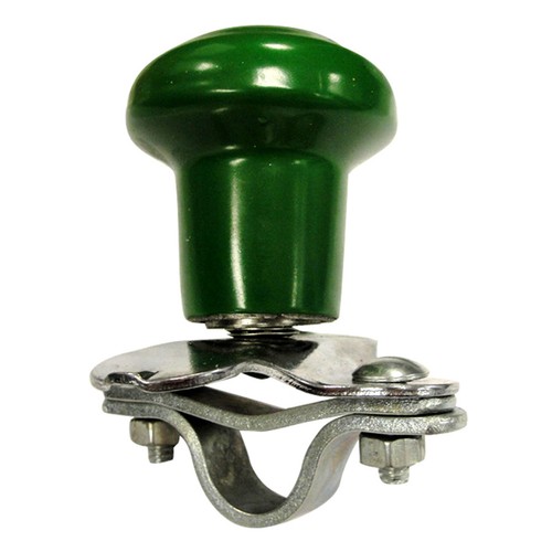Green vinyl steering wheel - vinyl,