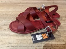 M&S Collection Red Leather