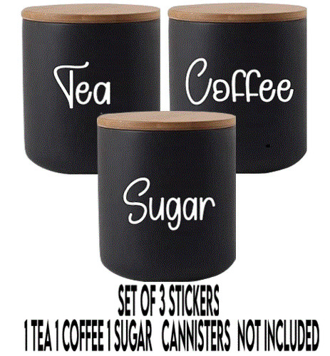 Coffee tea sugar - sugar, decals