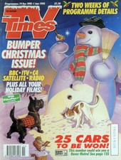 TV TIMES 19 DEC 1992 . CHRISTMAS & NEW YEAR DOUBLE ISSUE
