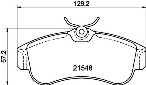 Don front brake - pad, set