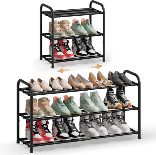 Expandable shoe rack - expandable,