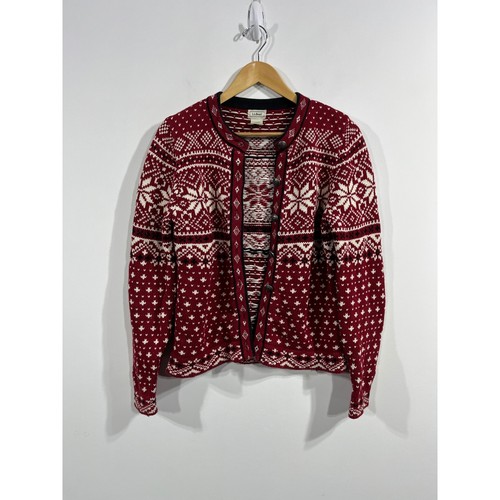 Bean vtg fair isle - isle, cardigan