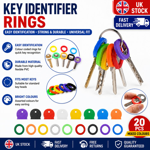Key cap covers tag assorted - 10,