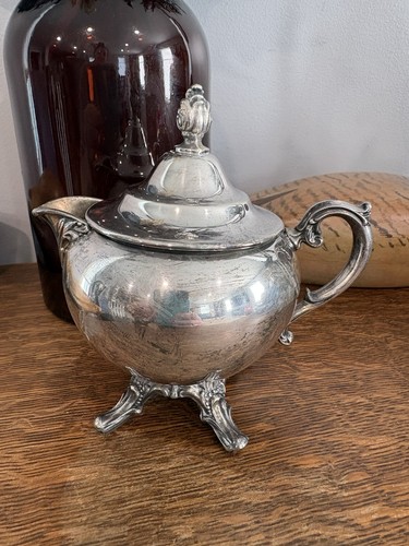 Vintage silver plated tea pot - tea,