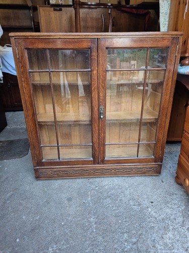 Small oak glazed display - small,