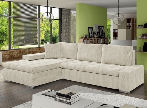 Corner sofa bed with storage - sofa,