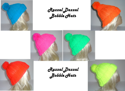 Unique hand knitted neon - unique,