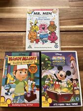 Bundle if 3x Childrens DVD’s inc Disney Mickey Mouse Clubhouse & Handy Manny