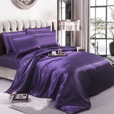 6PCS SATIN COMPLETE BEDDING