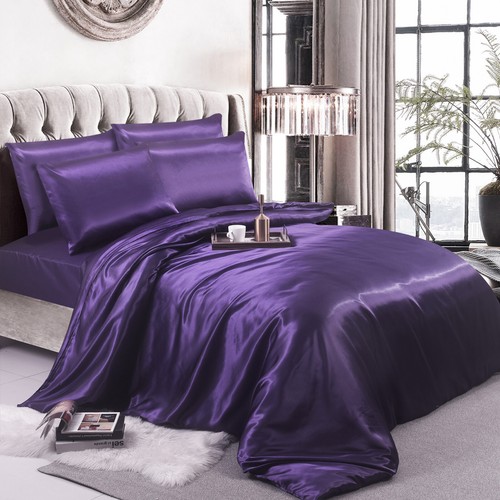 6pcs satin complete bedding - 6pcs,