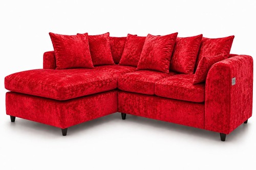 Seater red colour crushed - 3,