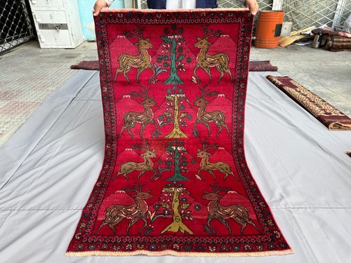 Vintage afghan animal - vintage,