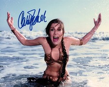 Autographed Carrie Fisher