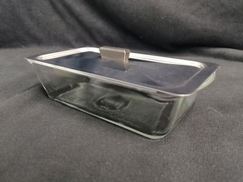 Glasbake style lidded glass - glasbake,