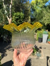 antique citric yellow ribbed