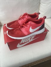 Nike Roshe Run Hyper Crimson Men’s Size UK 11 Red / White Running