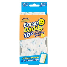 Scrub Daddy Eraser Daddy 10x, Magic Eraser Sponge for Painted Walls, Skirting Bo