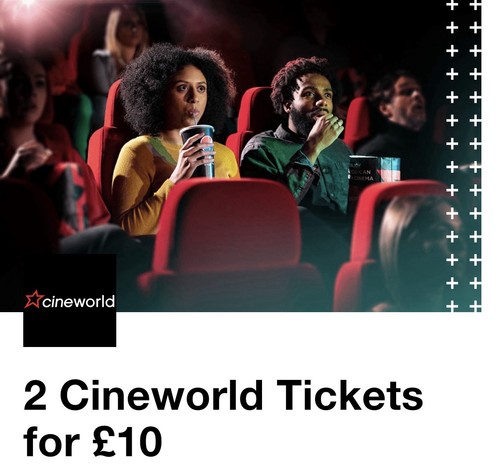 Cineworld cinema ticket - 1,