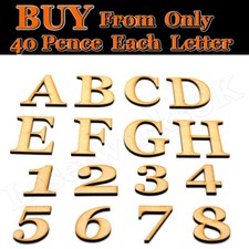 Wooden letters large - wooden,