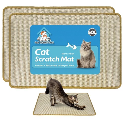 2pk cat scratching mat sisal - cat,