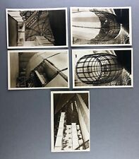 R100 BRITISH AIRSHIP FIVE DIFFERENT REAL PHOTO POSTCARDS RPPC - RAF - DIRIGIBLE
