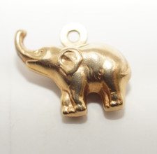 9ct GOLD Elephant CHARM 375