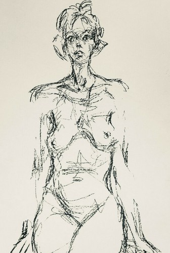 Alberto giacometti seated - alberto, giacometti:
