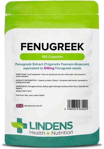 Lindens fenugreek 610mg - **lindens,