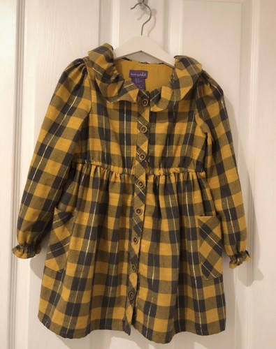 Shrinking violet girls - violet, mustard