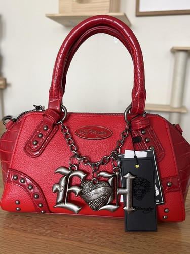 Hardy red bowler bag - hardy, croc