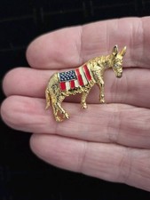 Vintage DONKEY Brooch Pin