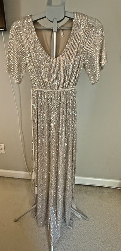 Size small long - , silver