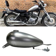 Motorcycle Silver Petrol Fuel Tank Oil Tank W/ Cap Fit For Honda Rebel CA250