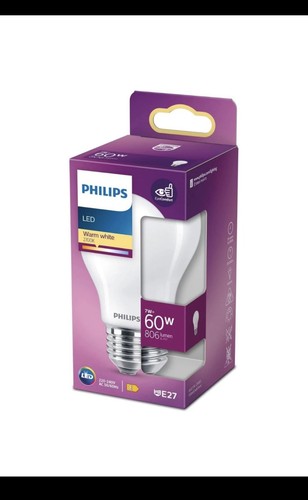 Philips led frosted - led, e27