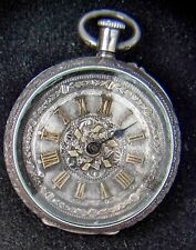 Antique .935 Silver Engraved