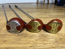 Tommy Armour Silver Scot 986 Tour Persimmon 1,3,5 Wood Set R300 Regular Shafts