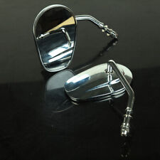 Chrome Oval Motorcycle Rear