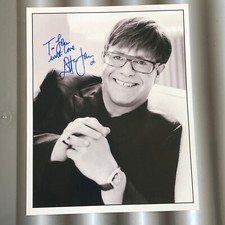 Rare Hand Signed Sir Elton