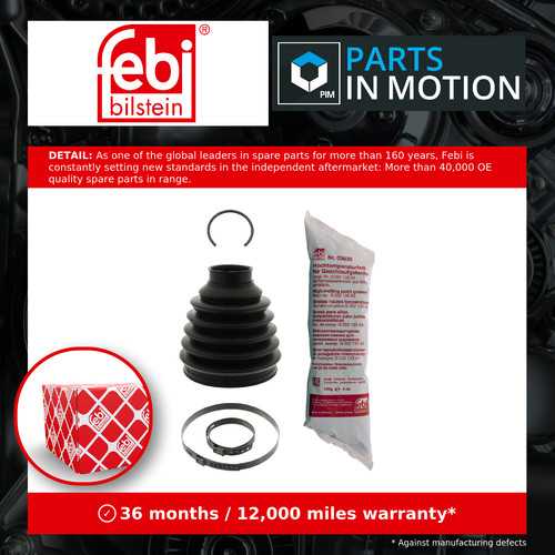 Joint boot fits - cv, peugeot