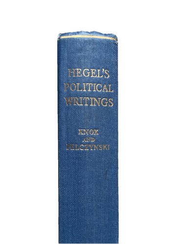 Hegel political writings - political,