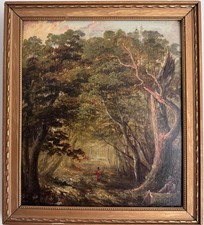 Circle/Follower Samuel Palmer Landscape overhanging boughs Circa 1830s Georgian