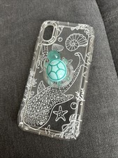  XS Max Silicone Phone Case &  Socket Turtle Ocean Sea Clear