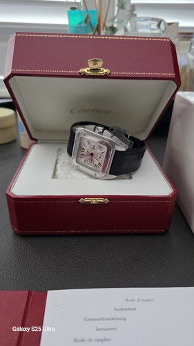 Cartier santos 100 - santos,