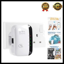 Enhance Internet Connectivity: 3000 Sq.Ft WiFi Signal Booster for 45+ Devices