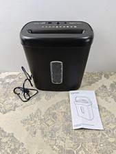 Amazon Basics - 8 Sheet Cross Cut Paper and Credit Card Shredder, Black