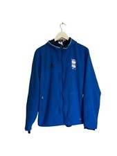 32 Rail Pull Birmingham City Training Adidas Full Zip Jacket Blue Size M Hoodie
