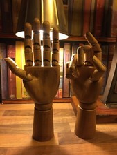 Pair L&R Wooden Lay Figure